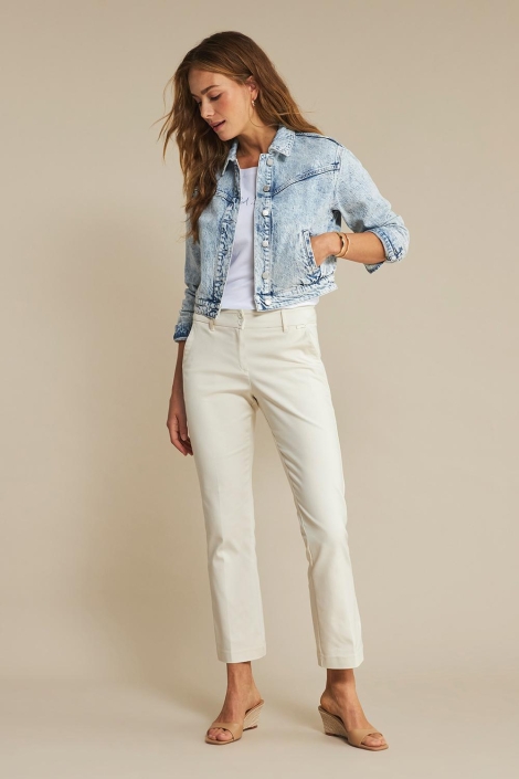 Red Button shelly jkt l-bleach snowwash